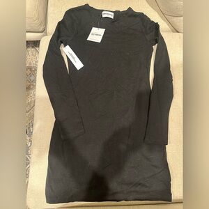 Princess Polly Lex Long Sleeve Mini Dress Black US 6